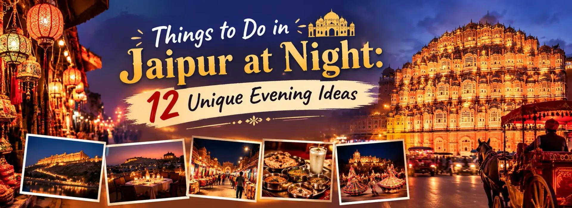 Things to Do in Jaipur at Night: 12 Unique Evening Ideas