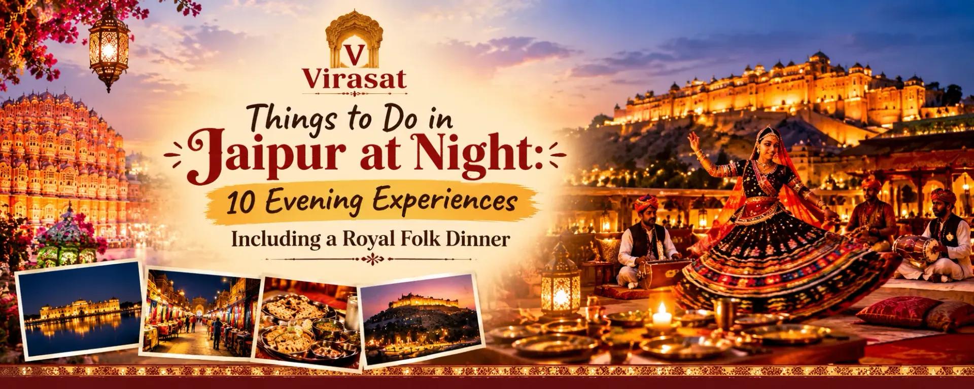 Things to Do in Jaipur at Night: 10 Evening Experiences Including a Royal Folk Dinner