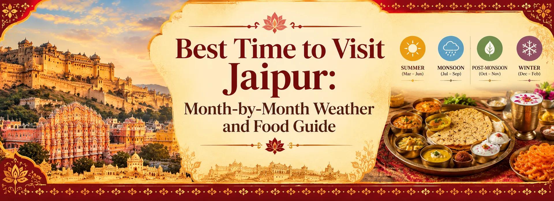 Best Time to Visit Jaipur: Month-by-Month Weather and Food Guide