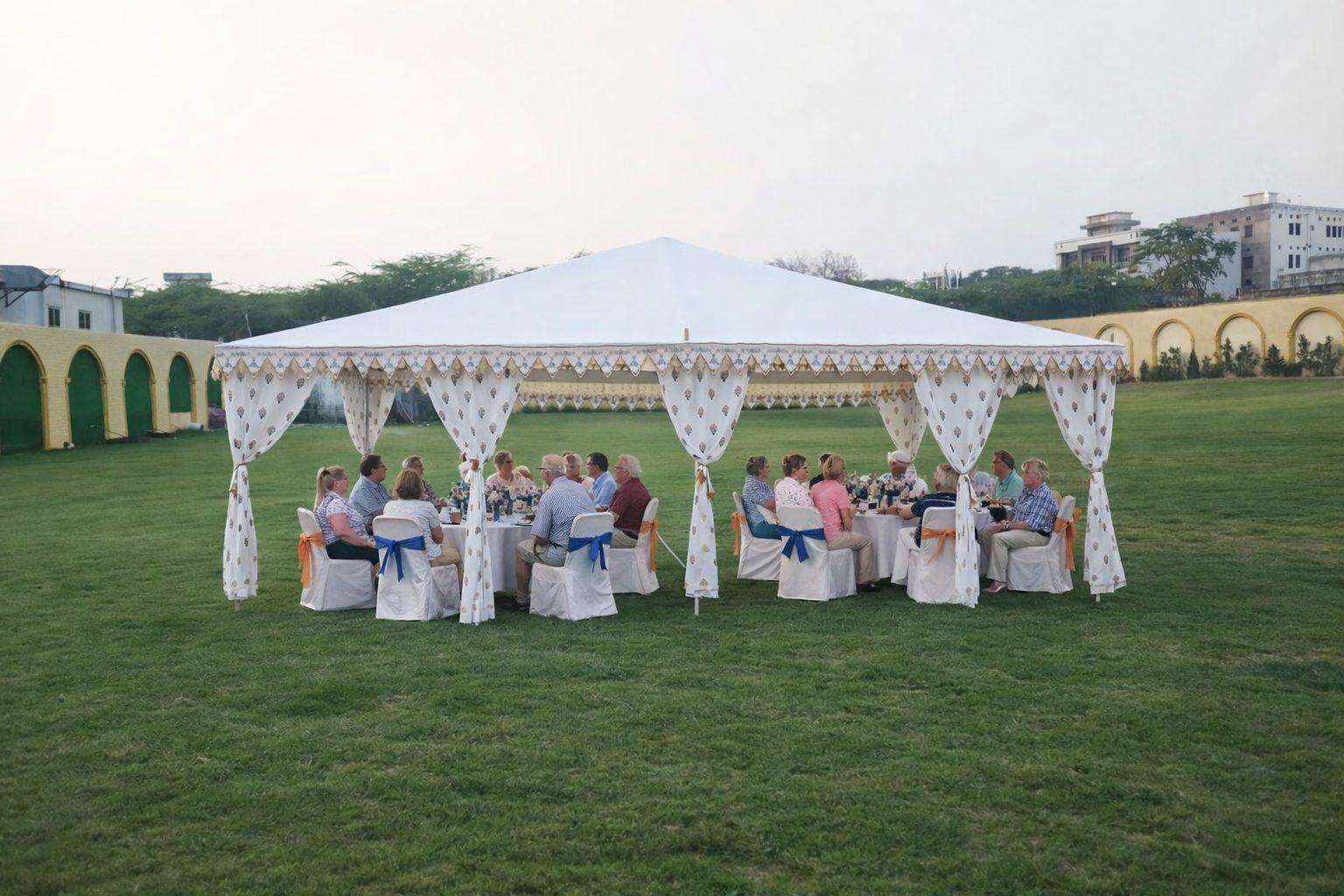 Open lawns for large groups