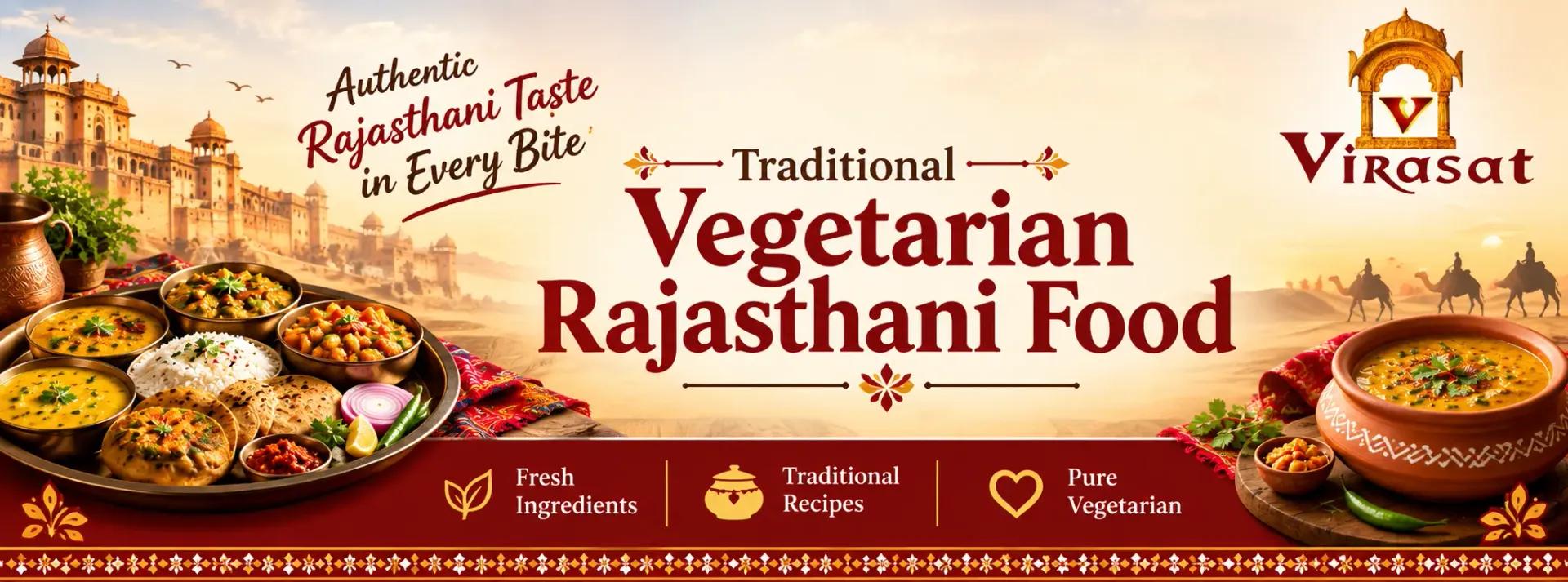 Traditional Vegetarian Rajasthani Food