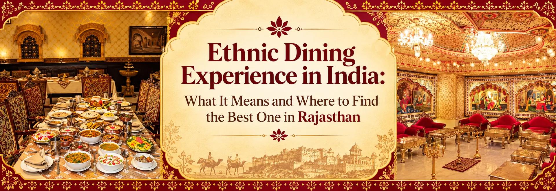 Ethnic Dining Experience in India: What It Means and Where to Find the Best One in Rajasthan