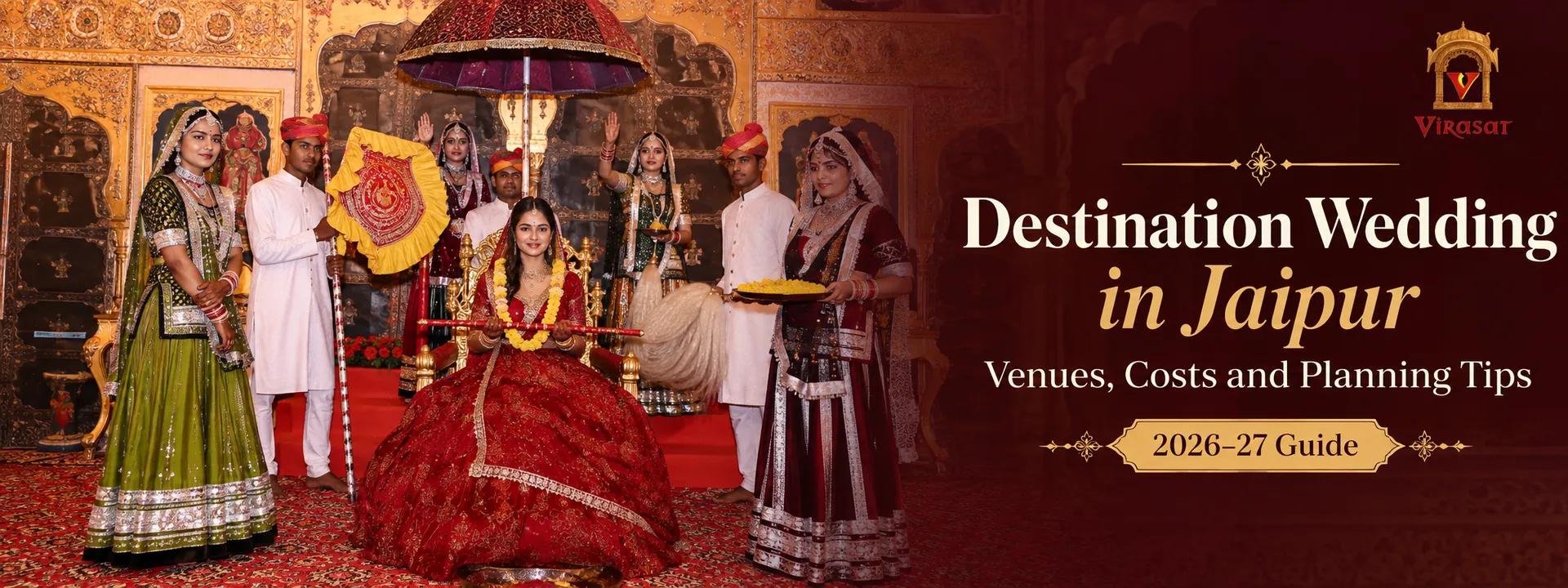 Destination Wedding in Jaipur: Venues, Costs and Planning Tips 2026-27 Guide