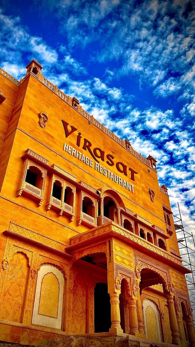 Exterior of Virasat Heritage Restaurant on Delhi Road, Kukas, Jaipur